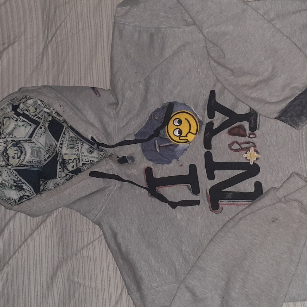 Hand designed hoodie by myself size medium (True to size) unique,Great stitching